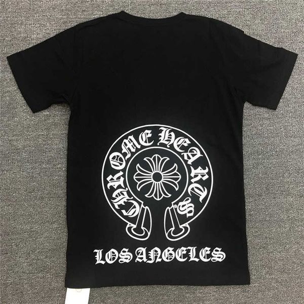 

new sleeve brand short 21s t-shirt for xiachao men and women, White;black