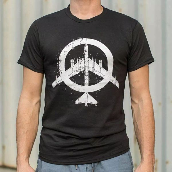 

peace bomber t-shirt| mens short sleeve graphic t-shirt, White;black