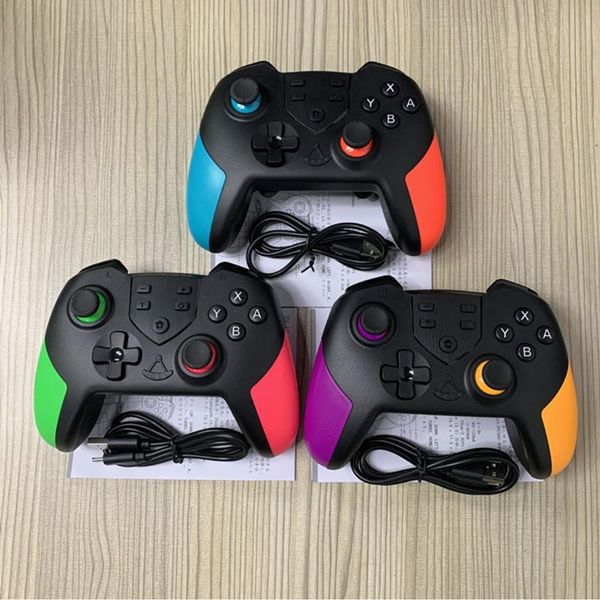 

wakeup function bluetooth gamepad for ns switch console wireless vibration with gyroscope video game usb joystick pro controller controllers