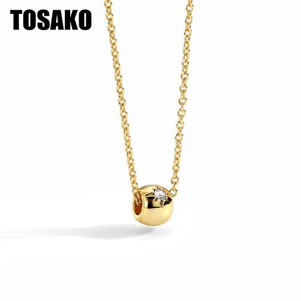 

necklace gold plated ball zirconia women sweater chain pendants wedding engagement pendant necklaces, Silver