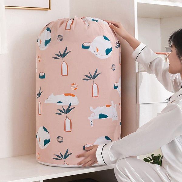 

storage bags drawstring quilt bag large capacity clothes luggage moving packing