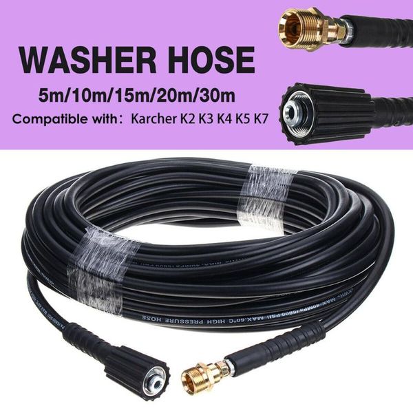 

watering equipments flexible hose high pressure cleaning machine water pipes compatible with kar-chers k2 / k3 k4 k5 k6 k7