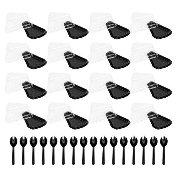 

gift wrap 1 set of mousse cake box dessert packing boxes triangle (black)