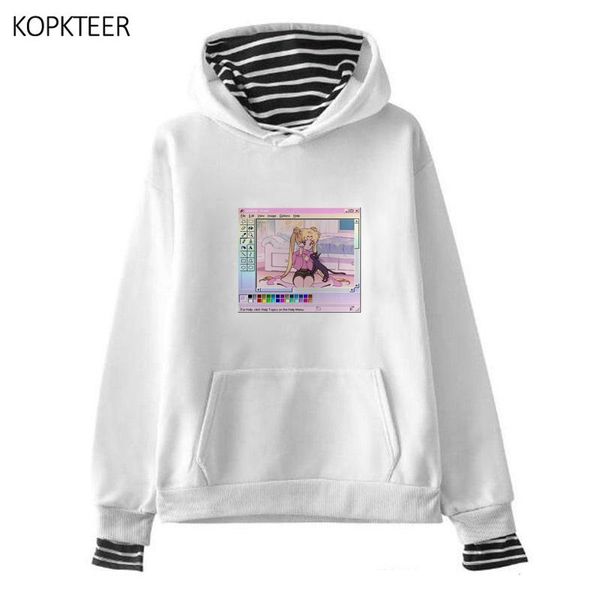 

sailor moon hoodies women graphic print 90s japanese style fashion aesthetic harajuku autumn long sleeve streetwear pullovers women's &, Black