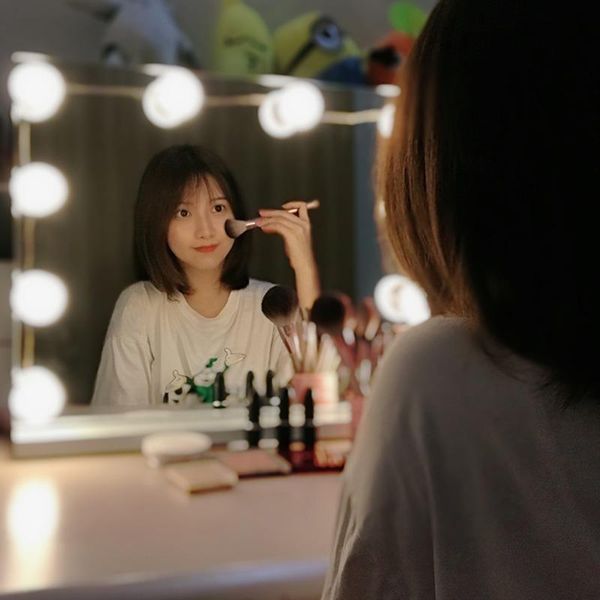 

makeup light usb three-tone fill hollywood mirror front live studio wall lamp