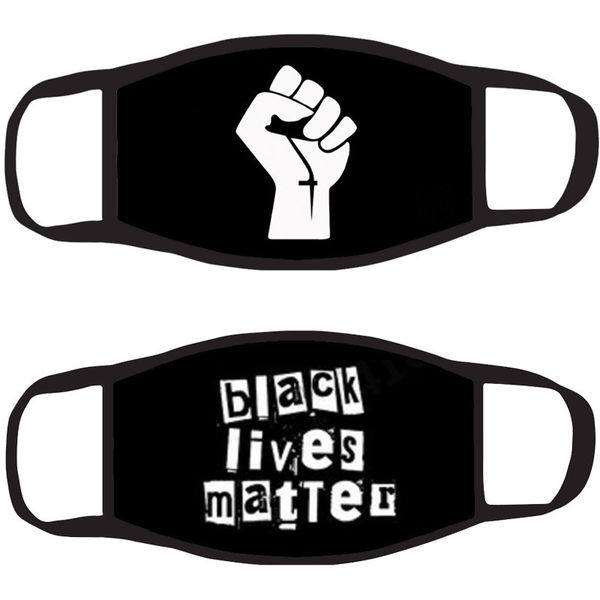 

custom logo race fist printed dustproof cotton cloth face mask