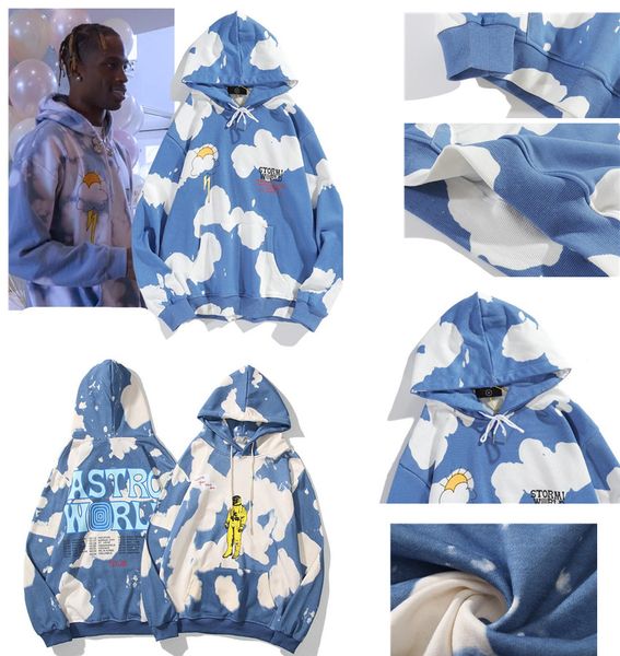 

hoodie travis european and american street fashion long sleeve hoodies mens womens sports shirt pullover trend loose coat 2021 new, Black