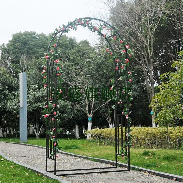 

party decoration iron arch flower truss climbing pergola garden arch.