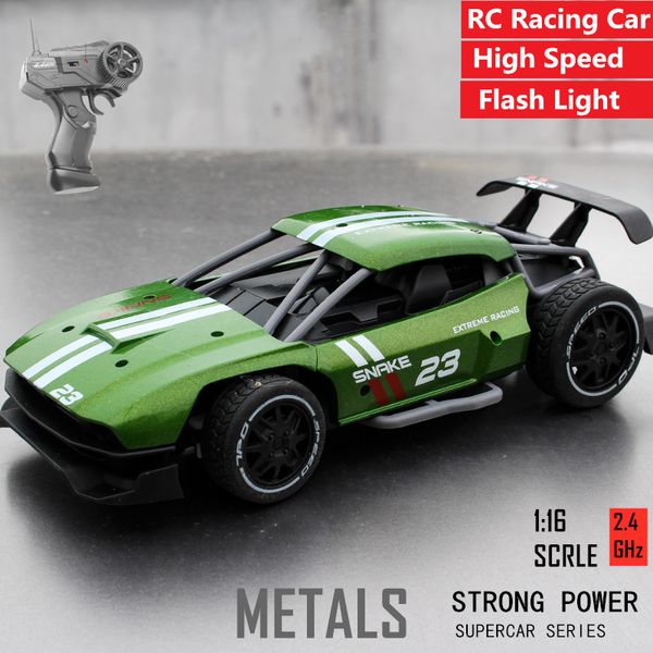 

116 scale4wd remote control truck rc sports car shock resistant red gray blue green mini rc car with flash light child kid gift
