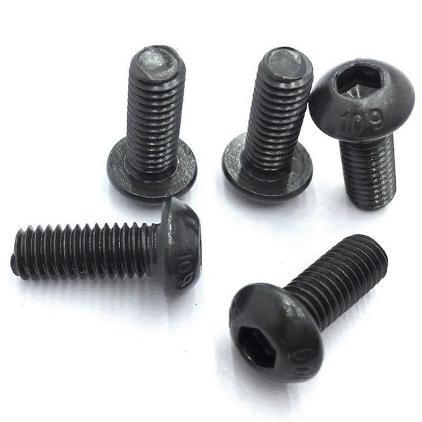 

bath accessory set m5x8mm button head hex socket cap screw bolt black 50 pcs