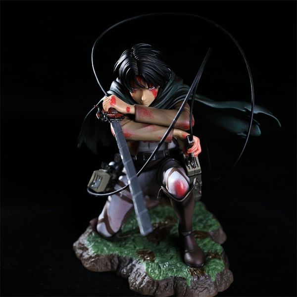 

hand made giant attacking second edition blood bath squatting soldier captain liweier doll model ornament