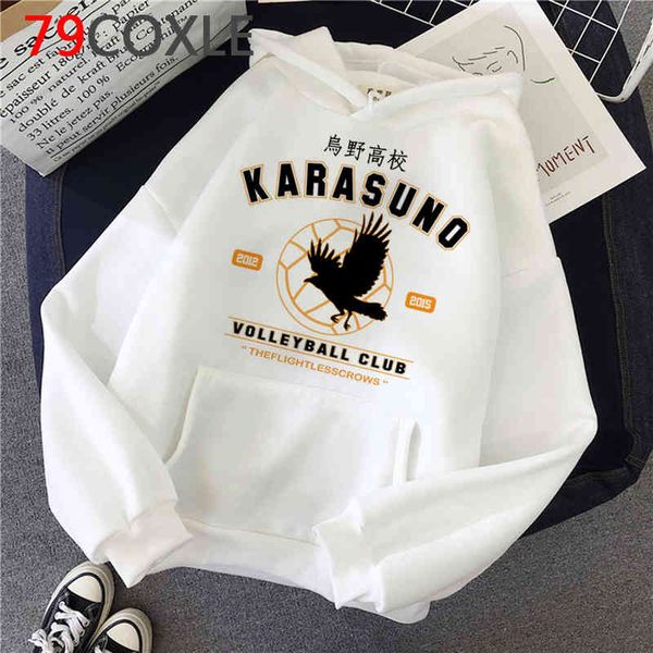 

oya haikyuu hoodi men funny japane anime streetwear harajuku karasuno fly high graphic sweatshirts male, Black