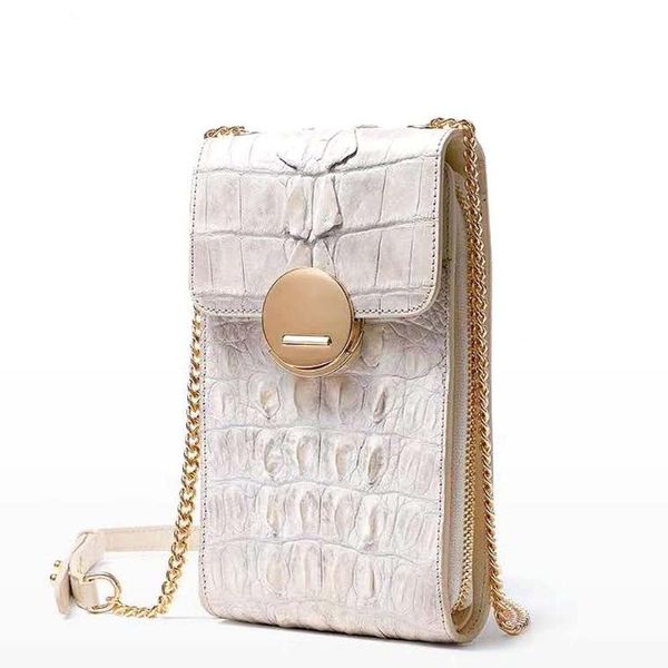

ouluoer arrival women phone bag crocodile leather chian single shoulder fashion bags