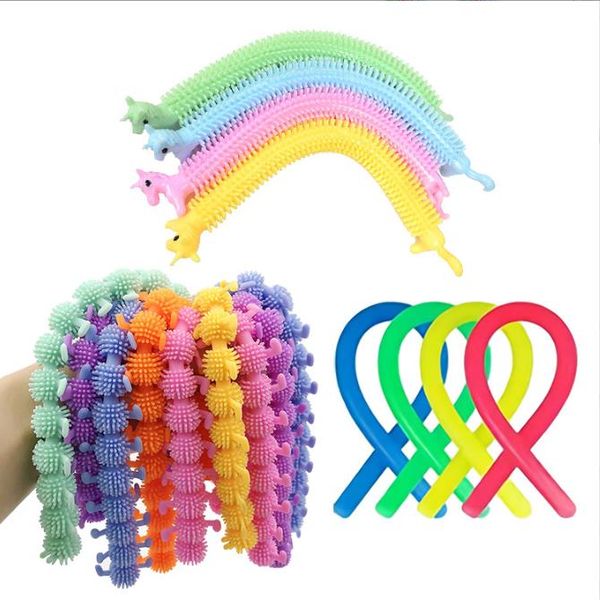 

fidget toys squishy cartoon unicorn caterpillar lala music bracelet unicorn decompression vent ramen strip soft rubber toy belt