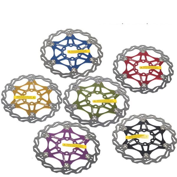 

bike brakes mtb floating disc brake dh rotor bicycle pads six nail 160mm 203mm