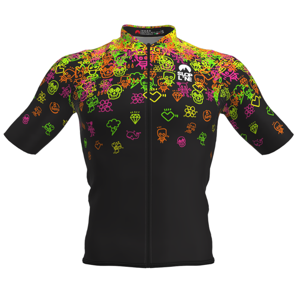 

racing jackets slopline 2021cycling men short sleeve jersey outdoor summer mtb sports breathable quick dry clothing, Black;red