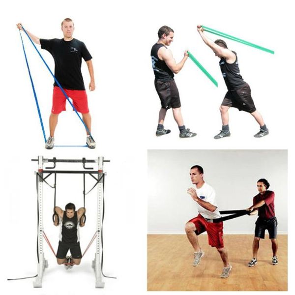 

strengthen muscles bands natural latex strength resistance loop gym fitness power lifting pull up -02