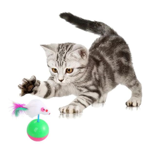 

cat toys 20pcs kitten toy variety pack stick mouse bell ball combination set pet teasing interactive