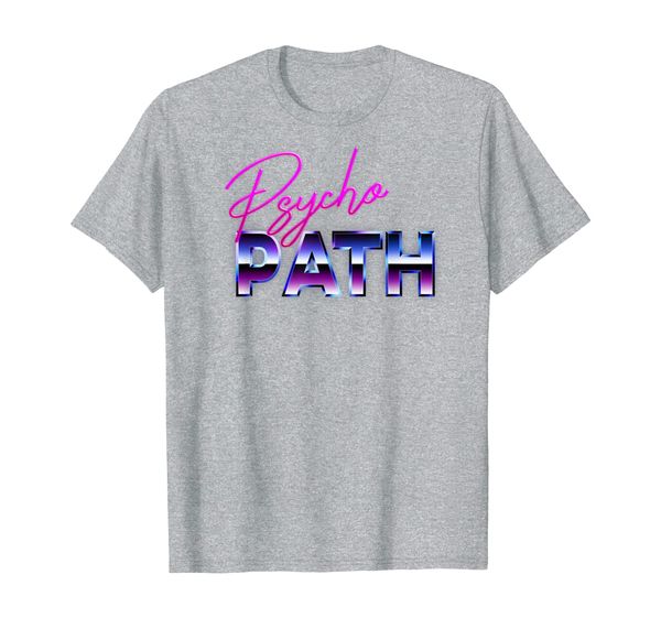 

vaporwave retro aesthetic psychopath t-shirt 80s style, White;black
