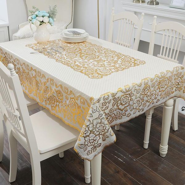 

pvc white tablecloth rectangular table cover cloth kitchen mat transparent waterproof oilcloth on modern