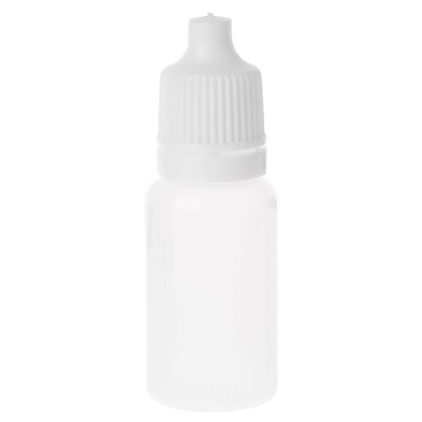 

storage bottles & jars 5-100ml empty plastic squeezable dropper eye liquid container