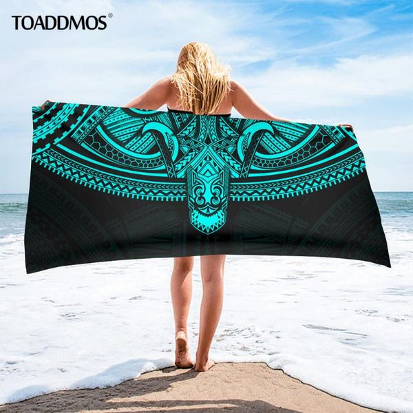 

polynesian design fashion travel towels for adults kids home bath face hair quick dry soft beach towel