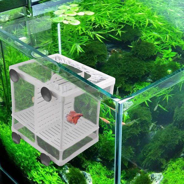 

aquariums aquarium fish breeding breeder box baby hatchery isolation net tank incubator hanging accessory supplies