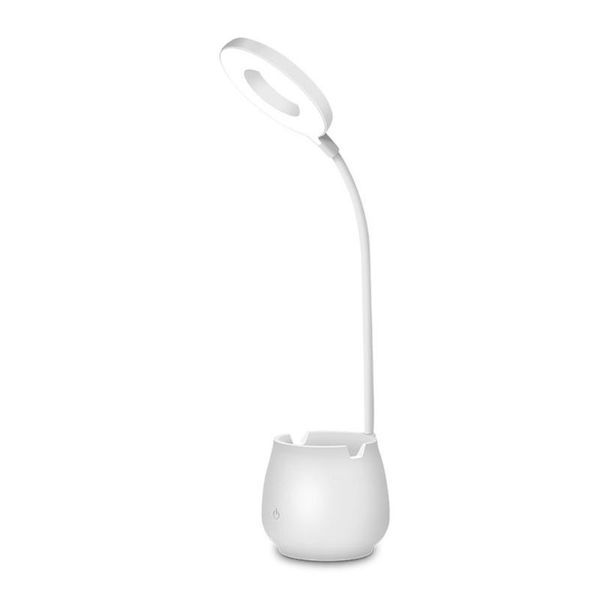 

table lamps desk lamp for study working writing loft bedroom dimmable creative design flexo light pen container with usb rechargeable