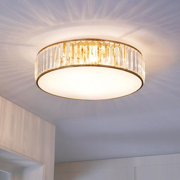 

ceiling lights modern chandelier crystal living room bedroom dinging lamps decoration salon round led for