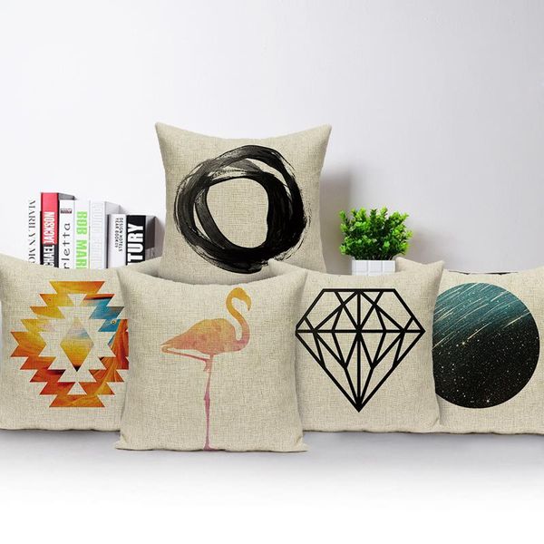 

cushion/decorative pillow nordic cushion cover modern geometry animal letters decorative pillows sofa seat throw case home decor