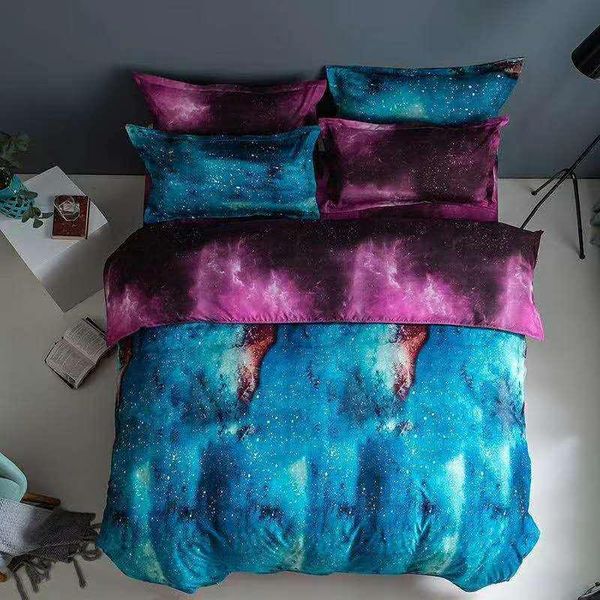 

bedding sets star quilt cover, pillow case, printing three piece set