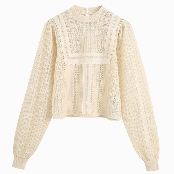 

Women's Sweaters Women Sweater Autumn Fashion O-Neck Patchwork Long Sleeve Pullover Top GYY5, White;black