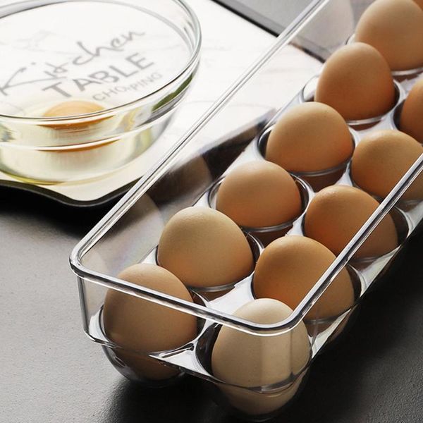 

storage bottles & jars 12/14/21/24 grids airtight refrigerator egg tray kitchen dispenser transparent organizer case box
