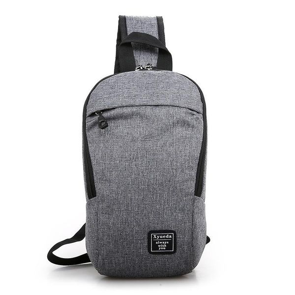

backpack 2021 men's chest bag fashion simple waterproof nylon single shoulder outdoor leisure messenger travel