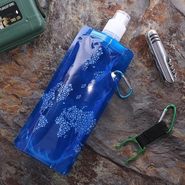 

hydration packs portable folding water bottle bag outdoor sport supplies hiking camping soft flask professional
