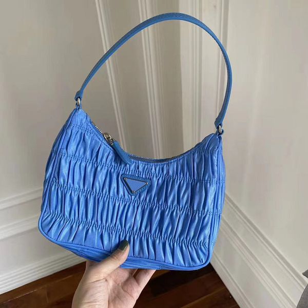 

luxurys bags 2021 new xiap women's family hobo folding staff underarm xiaozhong design half moon shoulder bagdesigners handbag