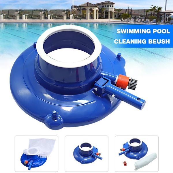 

pool & accessories swimming leaf vacuum cleaner with brushes swivel wheels ultra fine filter bag quick cleaning suction head