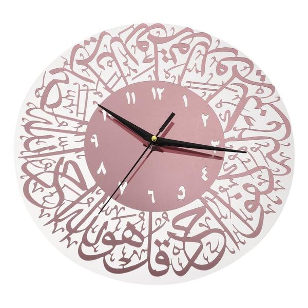 

wall clocks 1pc diy clock ramadan lesser bairam acrylic hanging (no battery)