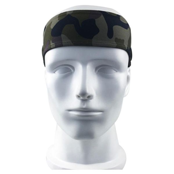 

men women headwear comfortable sports headband polyester elastic breathable adjustable quick dry yoga sweat absorption fitness sweatband, Yellow;black