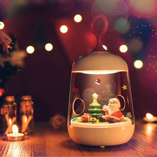 

night lights 2021 novelty light landscape plant usb rechargeable bedside lamp diy decorative table creative christmas gift