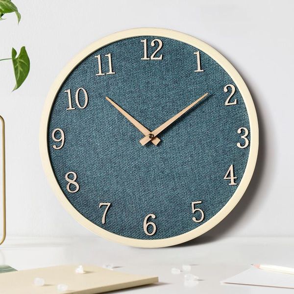 

wall clocks klok luxury nordic decorative living room clock modern design art bedroom silent zegar scienny home decor 50wc