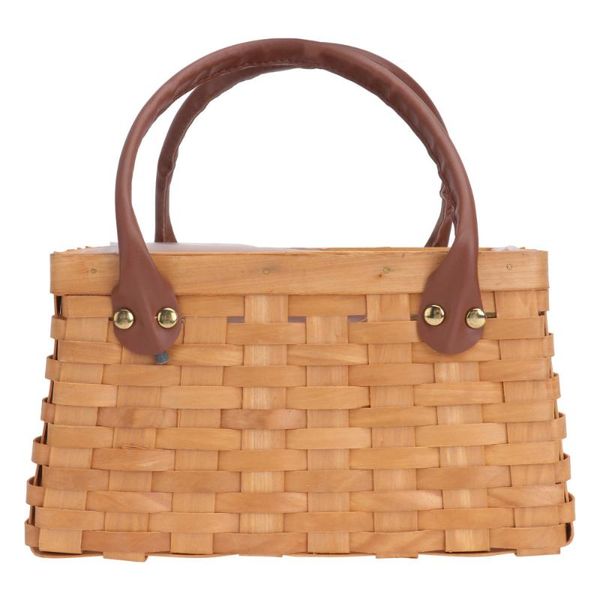 

storage baskets handel woven basket ornaments fruit wood chip