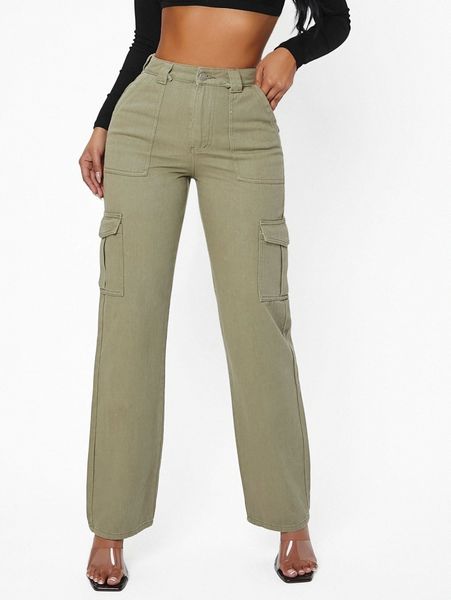 

sxy flap pocket side cargo jeans b9jn#, Blue