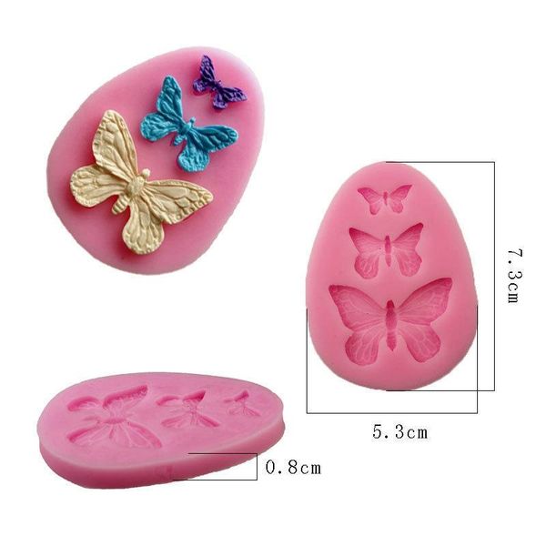 

cake tools silicone 3d butterfly mode fondant decoration mold baking decorating party diy gift