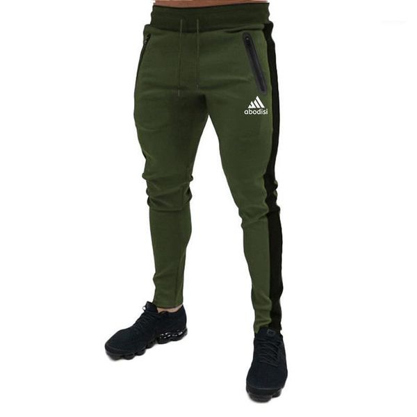 

men's pants 2021 fashion track long trousers tracksuit fitness workout joggers sweatpants casual sweatsuit, Black