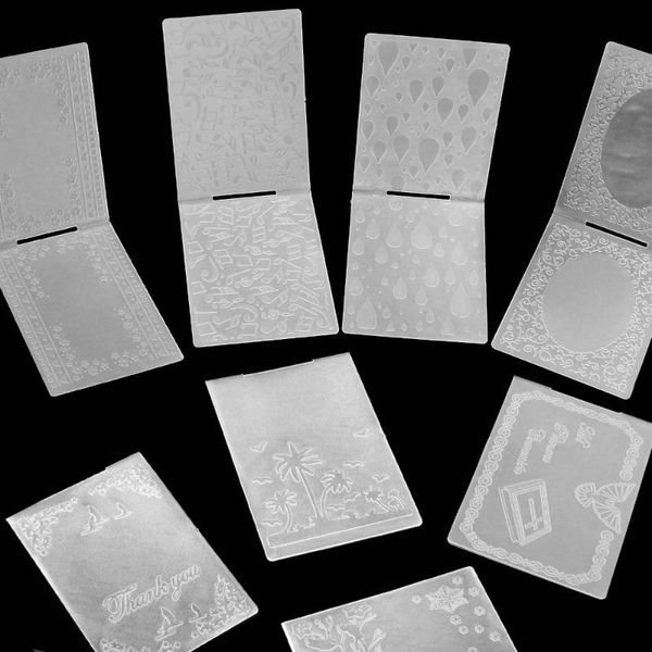 

craft tools 2021 arrival scrapbook dot design diy paper cutting dies scrapbooking plastic embossing folder size 10.5*15.5cm