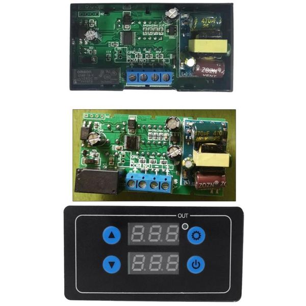 Timers 0.1s - 999h Countdown Timer Programmable Ciclo Module Hora Dalay Relé 5V/12V/220V Tensão opcional L5Ye