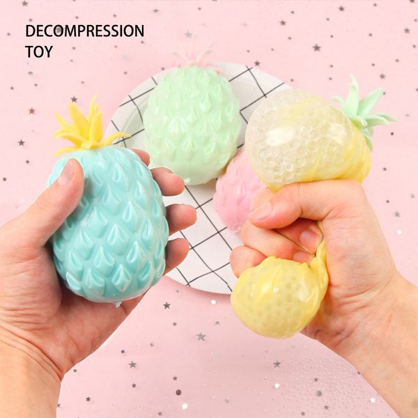 

fun soft pineapple anti stress ball stress reliever toy for children fidget squishy antistress transparen sensory toy gift