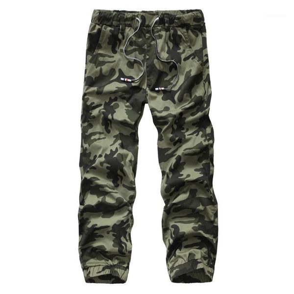 

men's pants camo joggers foe men printed camouflage trousers tide fashion drawstring elastic waist jeans cargo pants1 5cr4, Black