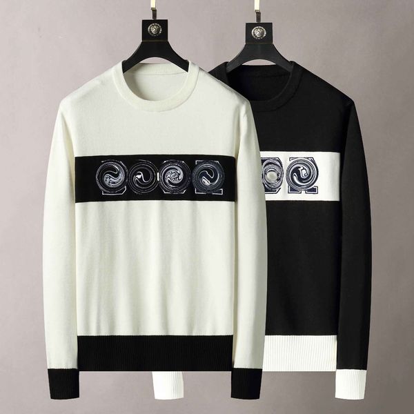 

23s's popular men designer sweater letter embroidery winter autumn, White;black